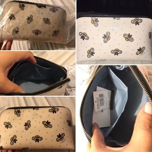 Coach Bee makeup bag New limited edition